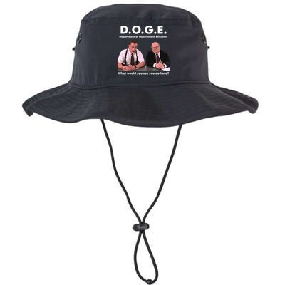 Funny D.O.G.E. What Would You Say You Do Here? Bucket Hat