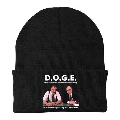 Funny D.O.G.E. What Would You Say You Do Here? Beanie