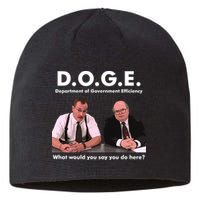 Funny D.O.G.E. What Would You Say You Do Here? Sustainable Beanie