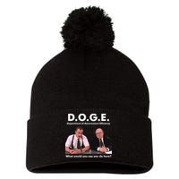 Funny D.O.G.E. What Would You Say You Do Here? Pom Pom 12in Knit Beanie