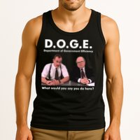 Funny D.O.G.E. What Would You Say You Do Here? Tank Top