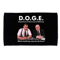 Funny D.O.G.E. What Would You Say You Do Here? Microfiber Hand Towel