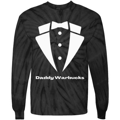 funny Daddy Warbucks from Annie Tuxedo Tie-Dye Long Sleeve Shirt