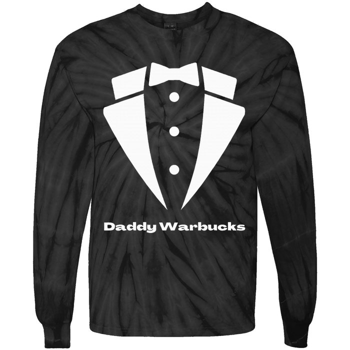 funny Daddy Warbucks from Annie Tuxedo Tie-Dye Long Sleeve Shirt