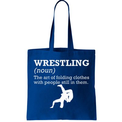 Funny Definition Wrestling Wrestler Tote Bag