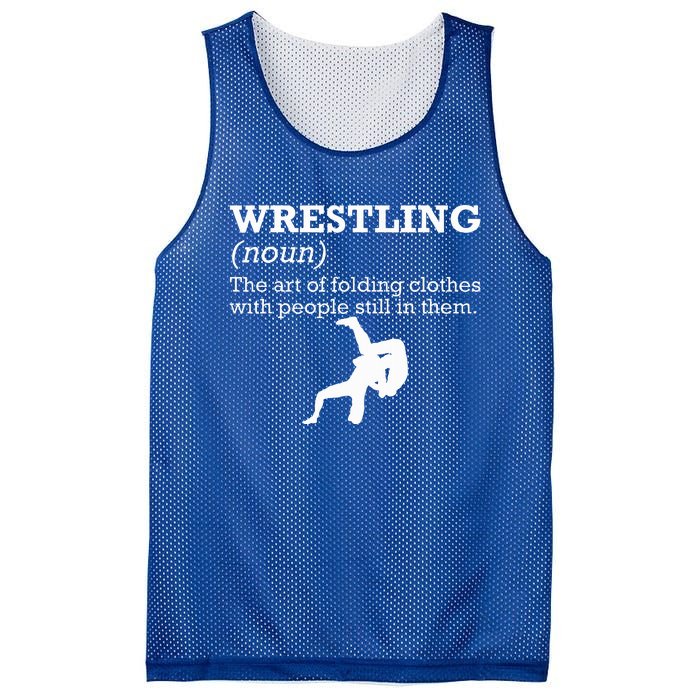 Funny Definition Wrestling Wrestler Mesh Reversible Basketball Jersey Tank