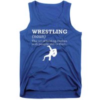 Funny Definition Wrestling Wrestler Tank Top