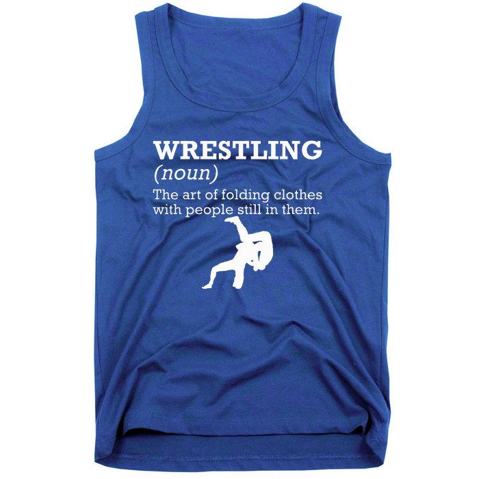 Funny Definition Wrestling Wrestler Tank Top