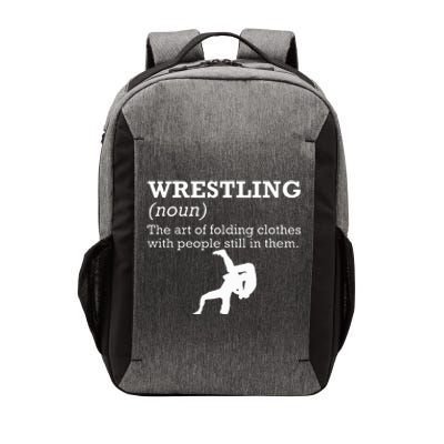 Funny Definition Wrestling Wrestler Vector Backpack