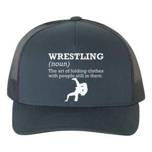 Funny Definition Wrestling Wrestler Yupoong Adult 5-Panel Trucker Hat