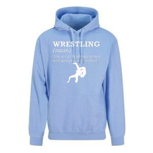 Funny Definition Wrestling Wrestler Unisex Surf Hoodie