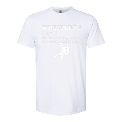 Funny Definition Wrestling Wrestler Softstyle® CVC T-Shirt