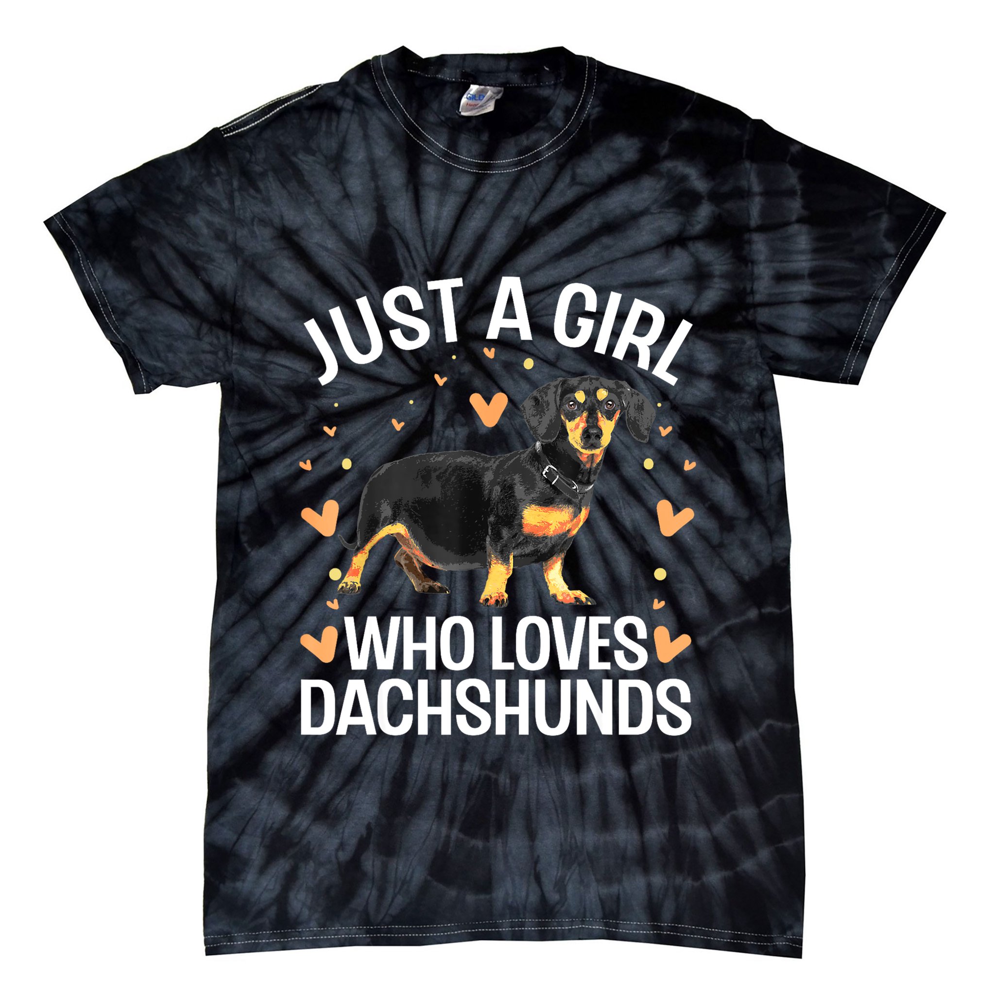 Funny Dachshund Wiener Dog Lover Gift Tie-Dye T-Shirt