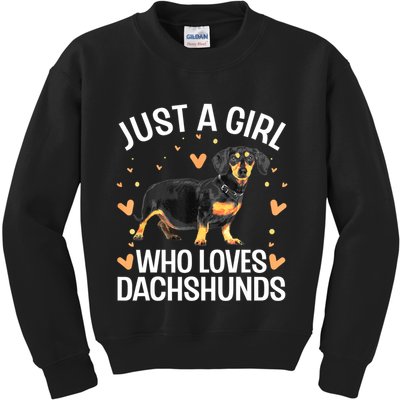 Funny Dachshund Wiener Dog Lover Gift Kids Sweatshirt
