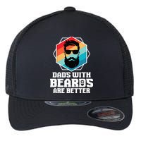 Funny Dads With Beards Are Better Dad Joke Fathers Day Flexfit Unipanel Trucker Cap