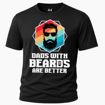 Funny Dads With Beards Are Better Dad Joke Fathers Day Performance Shirt