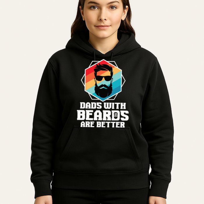 Funny Dads With Beards Are Better Dad Joke Fathers Day Hoodie