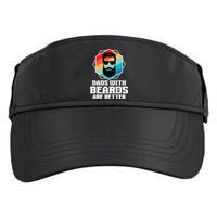 Funny Dads With Beards Are Better Dad Joke Fathers Day Adult Drive Performance Visor
