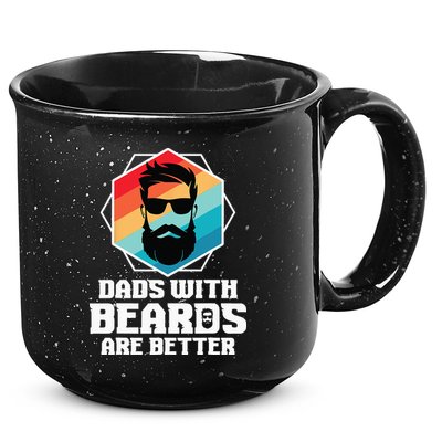 Funny Dads With Beards Are Better Dad Joke Fathers Day 15oz Campfire Ceramic Mug