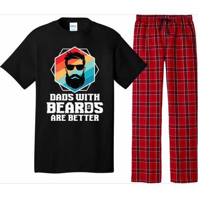 Funny Dads With Beards Are Better Dad Joke Fathers Day Pajama Set