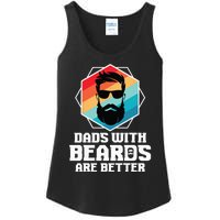 Funny Dads With Beards Are Better Dad Joke Fathers Day Ladies Essential Tank