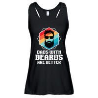 Funny Dads With Beards Are Better Dad Joke Fathers Day Ladies Essential Flowy Tank