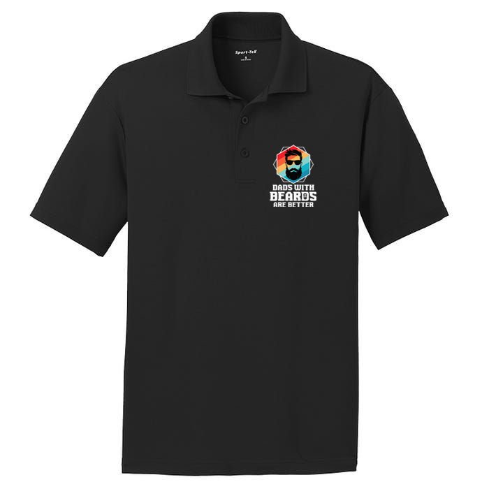 Funny Dads With Beards Are Better Dad Joke Fathers Day PosiCharge RacerMesh Polo