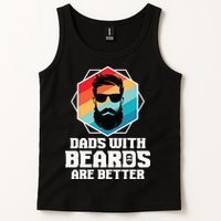 Funny Dads With Beards Are Better Dad Joke Fathers Day Tank Top