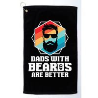 Funny Dads With Beards Are Better Dad Joke Fathers Day Golf Towel