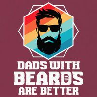 Funny Dads With Beards Are Better Dad Joke Fathers Day 16oz Travel Tumbler