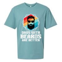 Funny Dads With Beards Are Better Dad Joke Fathers Day Sueded Cloud Jersey T-Shirt