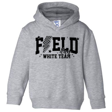 Field Day White Color Team Field Trip Toddler Hoodie