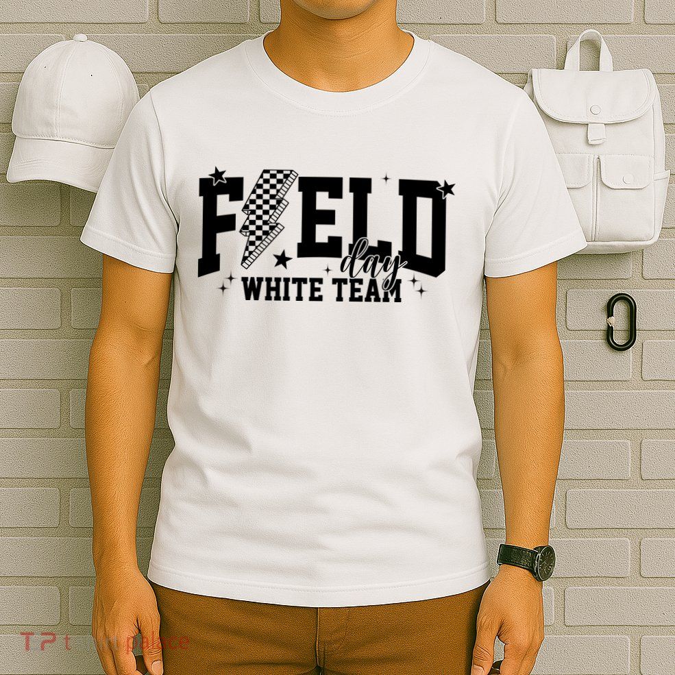 Field Day White Color Team Field Trip T-Shirt
