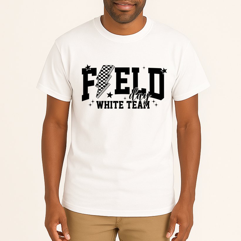 Field Day White Color Team Field Trip Tall T-Shirt