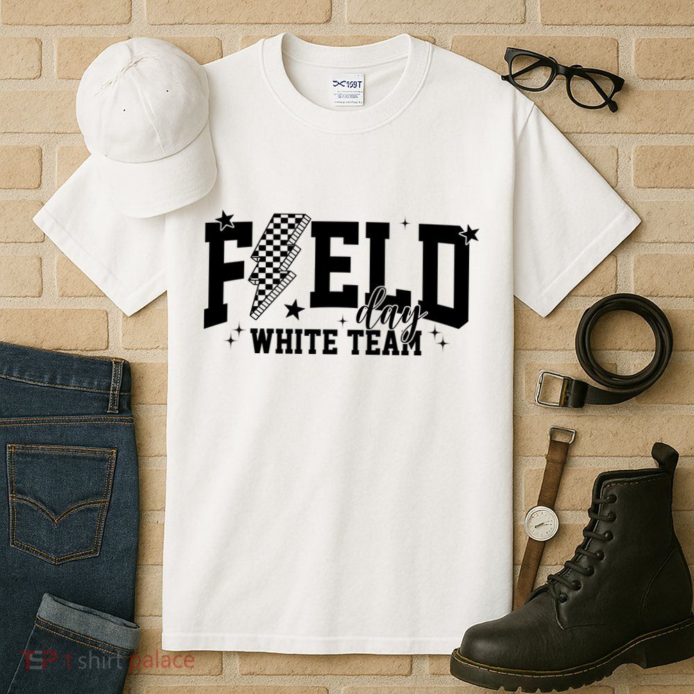 Field Day White Color Team Field Trip Tall T-Shirt