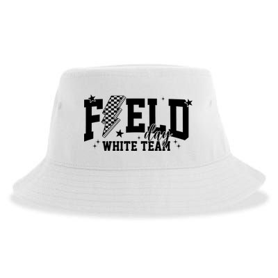 Field Day White Color Team Field Trip Sustainable Bucket Hat