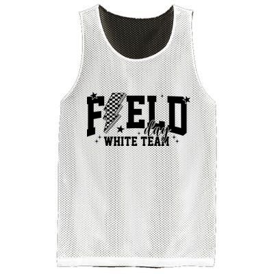 Field Day White Color Team Field Trip Mesh Reversible Basketball Jersey Tank