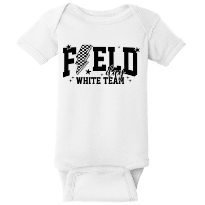 Field Day White Color Team Field Trip Baby Bodysuit