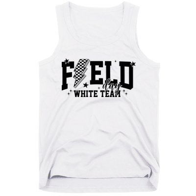 Field Day White Color Team Field Trip Tank Top