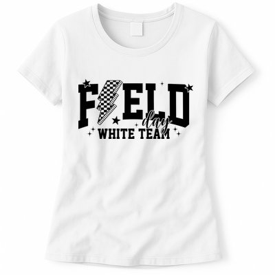 Field Day White Color Team Field Trip Womens T-Shirt