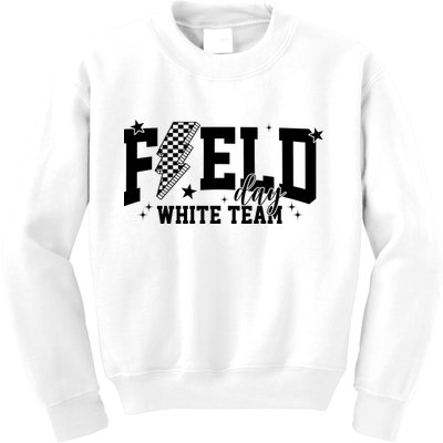 Field Day White Color Team Field Trip Kids Sweatshirt