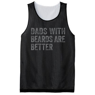 Funny Dads With Beards Are Better Fathers Valentines Day Mesh Reversible Basketball Jersey Tank