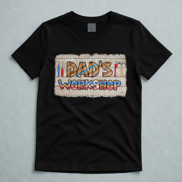 Funny Dad's Workshop Dad Tools Father's Day T-Shirt