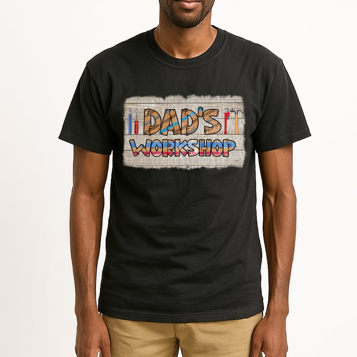 Funny Dad's Workshop Dad Tools Father's Day Tall T-Shirt