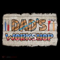 Funny Dad's Workshop Dad Tools Father's Day Sustainable Bucket Hat