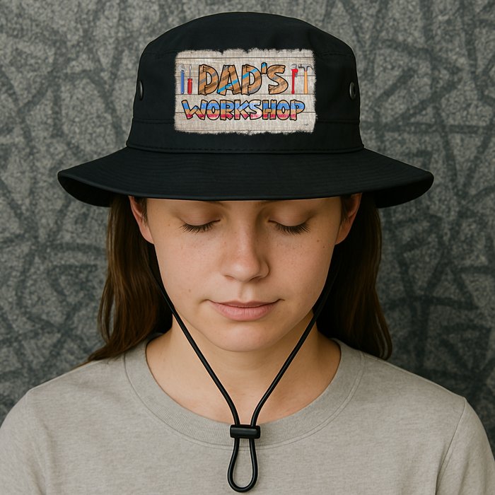 Funny Dad's Workshop Dad Tools Father's Day Bucket Hat