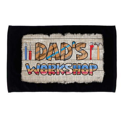 Funny Dad's Workshop Dad Tools Father's Day Microfiber Hand Towel