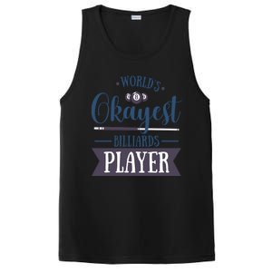 Father's Day World's Okayest Billiards Player Gift For Dad PosiCharge Competitor Tank