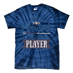 Father's Day World's Okayest Billiards Player Gift For Dad Tie-Dye T-Shirt