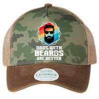 Funny Dads With Beards Are Better Dad Joke Fathers Day Legacy Tie Dye Trucker Hat